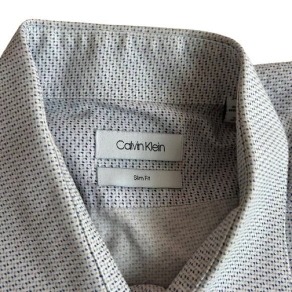 GUC Michael Kors & Calvin Klein Slim Dress Shirts - Set of 3. Size 16.5, 34/35. - Picture 4 of 8